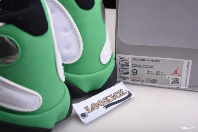 Cheap TBkick Air Jordan Green 13 Lucky DB6537-113 0626